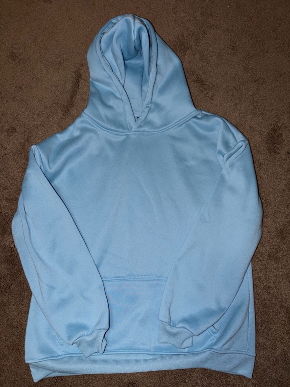 Light Blue Pullover Hoodie